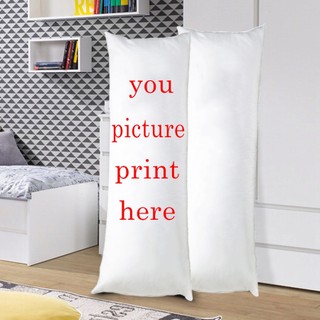 Vỏ gối hình chữ nhật hai mặt tùy chỉnh DIY có thiết kế in và Vỏ gối đệm cơ thể bằng nhau tùy chỉnh mềm mại (không có gối)