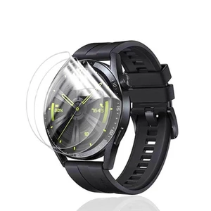 Dành Cho Huawei Watch GT 2e Phim Bảo Vệ Hydrogel Mềm Cho Huawei Watch GT3 GT 3 2 Pro SE 46mm 43mm 42mm Porsche Cyber Runner Porsche Cyber Runner Bảo Vệ Màn Hình