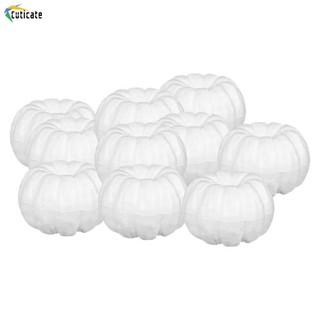 [Cuticate]Bộ 10 Bí Ngô Giả Bằng Xốp polystyrene Trang Trí Tiệc Cưới / Lễ halloween