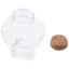 FANIELLAPOWELL Chai Hình Trái Tim, Bình Thủy Tinh Trống Nhỏ Di Động, Có Nút Chặn Nút Chai Chúc Cho Hoặc DIY Nghệ Thuật Thủ Công Dự Án Trang Trí Đồ Dùng Tiệc Cưới