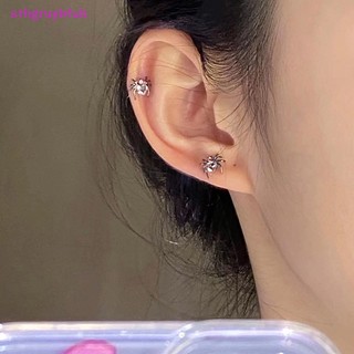 1 Đôi Khuyên Tai Hình Nhện / Trái Tim Đính Đá zircon Thời Trang Cho Nữ vn