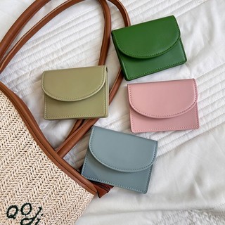 Ví ngắn PIERRE LOUES mini nhiều ngăn đựng thẻ cài khóa thiết kế đơn giản tiện dụng cho nữ