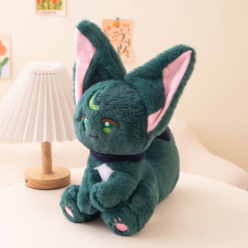 Trò Chơi Mới Genshin Tác Động Tighnari Sang Trọng Đồ Chơi Anime Hình Búp Bê Cotton Dễ Thương Mềm Nhồi Bông Mèo Gối Trang Trí Phòng Trẻ Em Bé Gái Quà Tặng