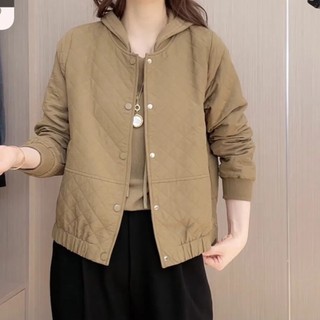 Áo Khoác cardigan cotton Dáng Ngắn Đính Kim Cương Thời Trang Mùa Thu 2023 Phong Cách Hàn Quốc Cho Nữ