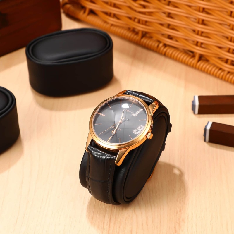 Đồng hồ tự động YOIOI Gối nhỏ Vòng tay trưng bày Giá đỡ Gối da Tổ chức