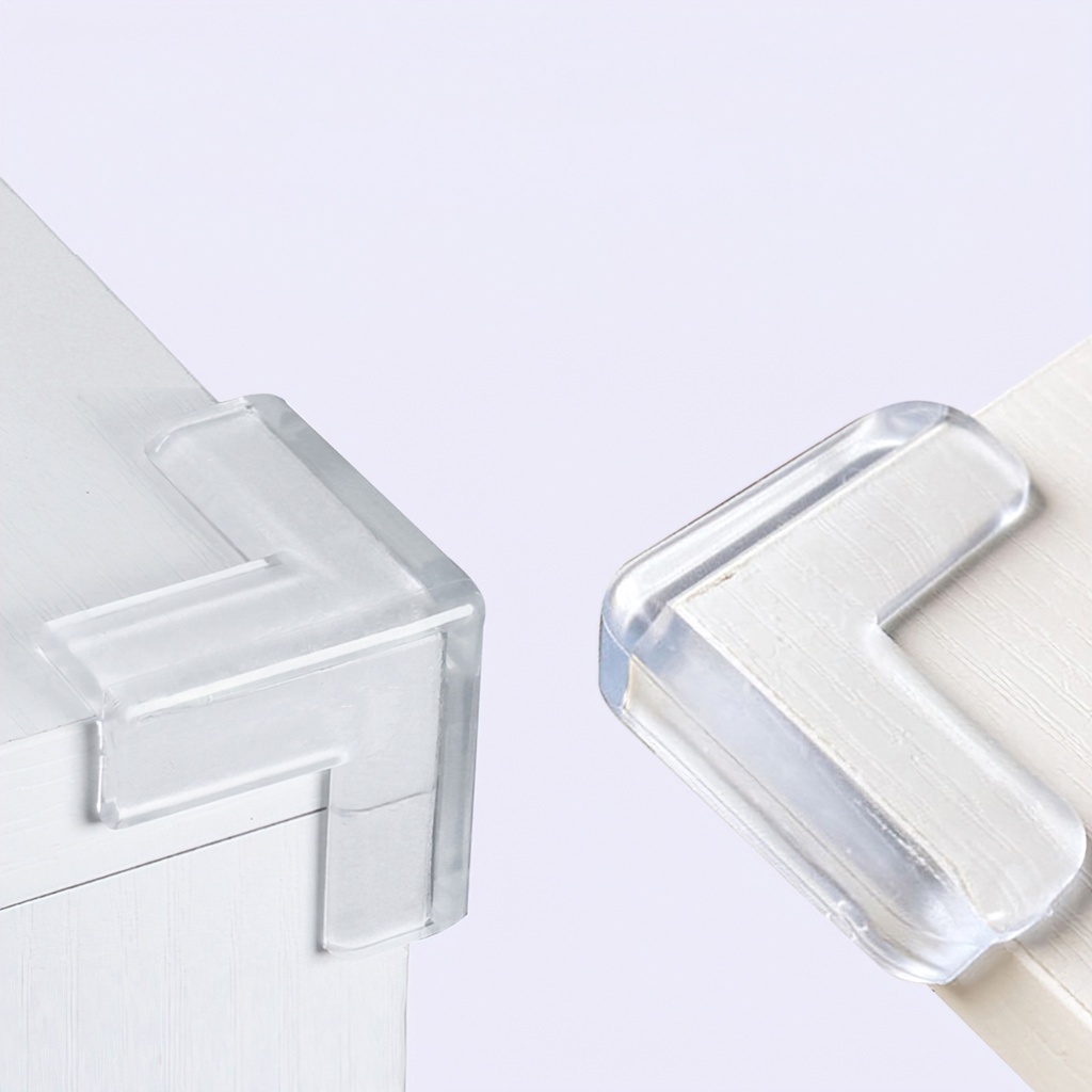 Miếng Bịt Góc Bàn Kính Bằng Silicon An Toàn Cho Bé