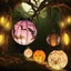 Đèn lồng bí ngô bằng giấy Led quyến rũ với nhện và dơi để tham gia các lễ hội Halloween