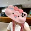 Dành Cho OPPO A6C A6S A6X A5X A3X A6T A60 A79 A38 A18 A98 A58 A78 A17 A96 A76 A16 A74 A94 A54 A15 A53 A52 A31 A5S Reno 15 14 13F 12F 11F 10 7Z Ốp Điện Thoại Heo Ngáy Hồng Có dây buộc