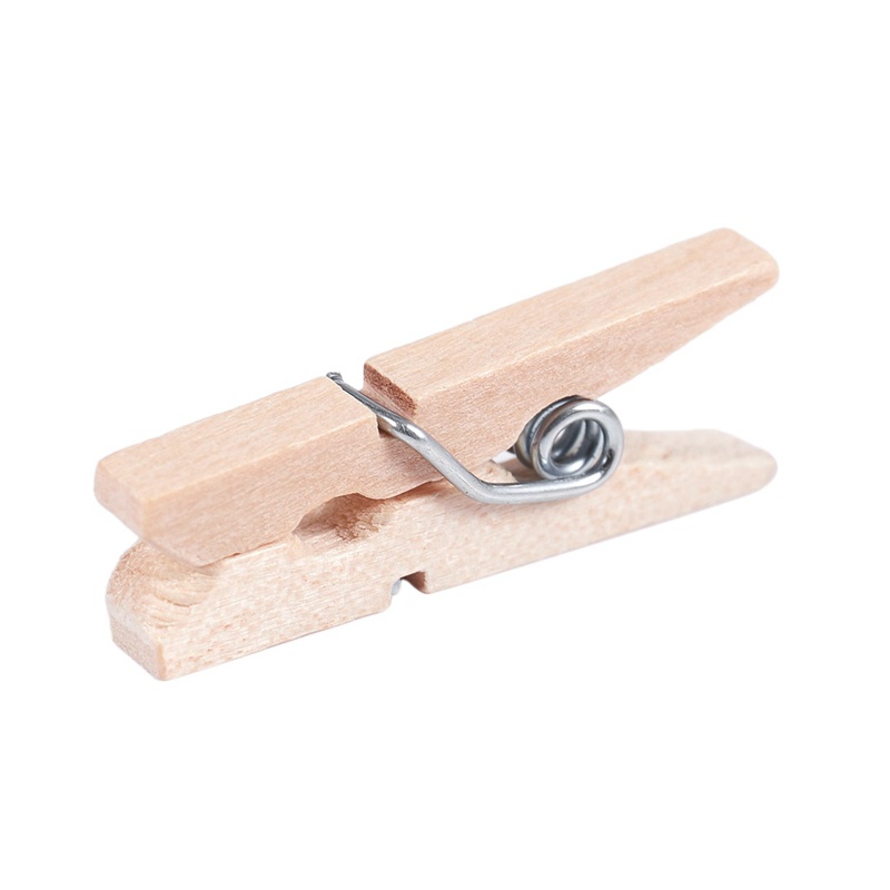 Quần áo bằng gỗ Mini Giấy ảnh Chốt kẹp quần áo Kẹp thủ công 25mm 40 chiếc