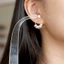 Giá đỡ trưng bày bông tai CHEESELY, Giá đỡ trưng bày đồ trang sức Bông tai, Giá đỡ trưng bày dùng thử bằng Acrylic dễ sử dụng Giá đỡ bông tai Hiệu ứng đeo