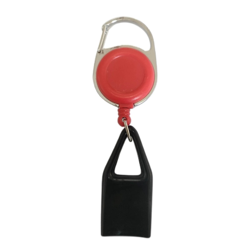 Retractable Lighter Holder Keychain Portable Silicone Lighter Leash Single Clip