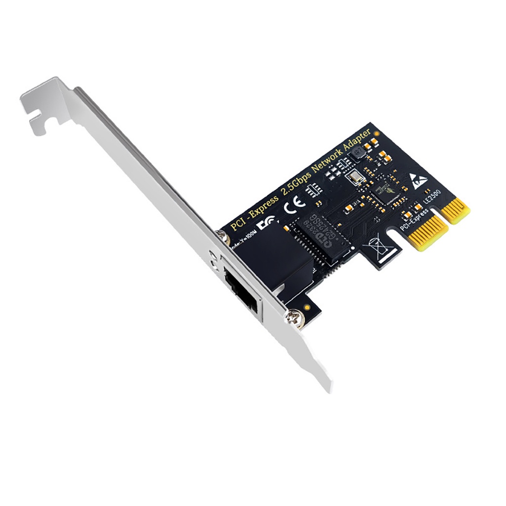 Thẻ Mạng Internet pci Rtl8125Gg 2.5gbps rj45 lan pci-e 1000 / 2500mbps Cho Máy Tính