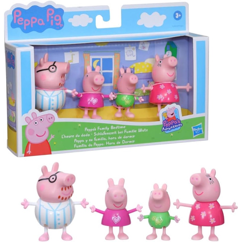 Set 4 Mô Hình Đồ Chơi Gia Đình peppa 'S adventures