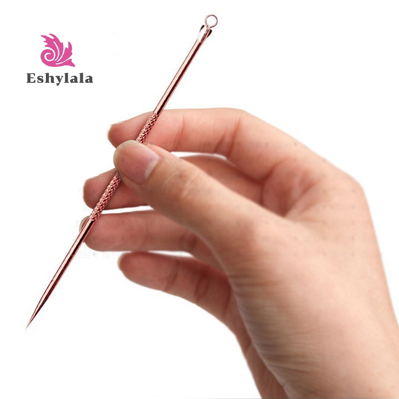 4 Cái / bộ Dụng Cụ Loại Bỏ Mụn Đầu Đen Mụn Đầu Đen Bằng Thép Không Gỉ [MỚI]