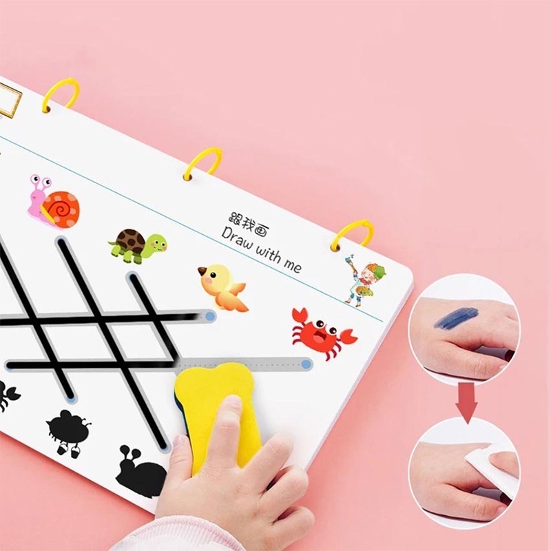 Tập Tô Vẽ Thông Minh Xóa Được,Chủ Đề Và Bóc Dán Học Toán Cho Bé,Tập Viết Xóa Được 64 Trang,Đồ Chơi Giáo Dục Montessori