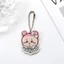 HK1 Chiikawa acrylic móc khóa caroon túi dễ thương mặt dây chuyền hachiware usagi momonga rakko vòng chìa khóa KH1