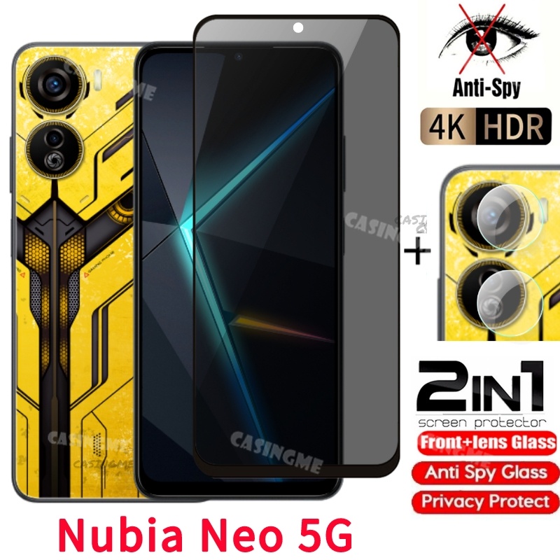 Kính cường lực riêng chống gián điệp full cover bảo vệ màn hình cho Nubia Neo 2 5G 2023