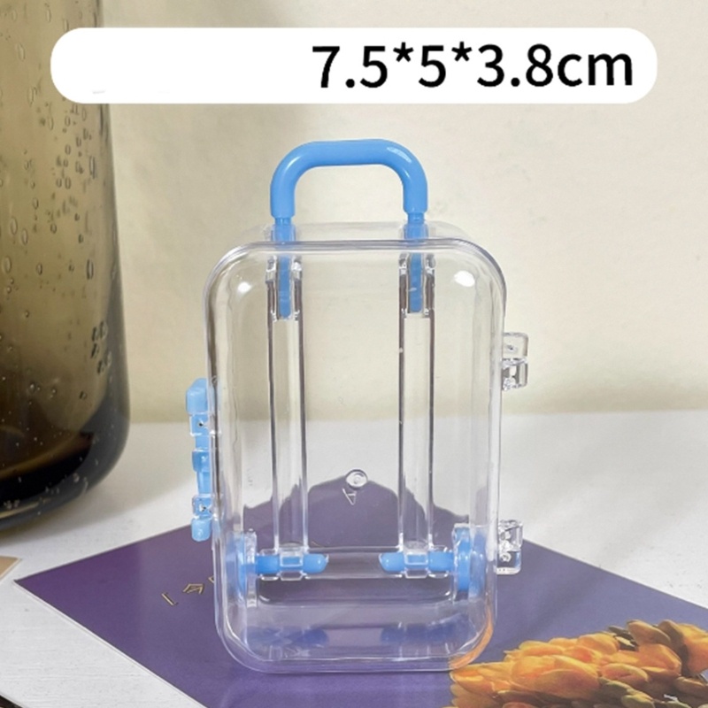 Tốt Nhỏ Thân Xe Vali Cho Búp Bê Quần Áo Phụ Kiện 18Inch Búp Bê Bé Gái Đồ Chơi Thu Nhỏ Nhà Búp Bê Trang Trí Con Lăn Mini Tr