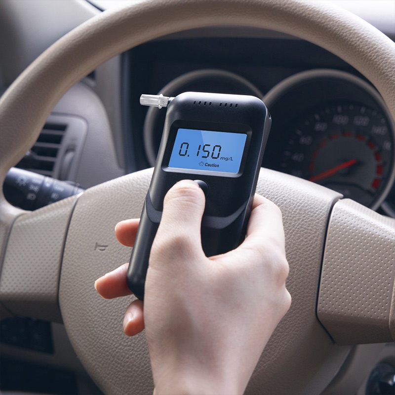 Máy Kiểm Tra Cồn Kỹ Thuật Số Chuyên Nghiệp Có Màn Hình lcd Hiển Thị