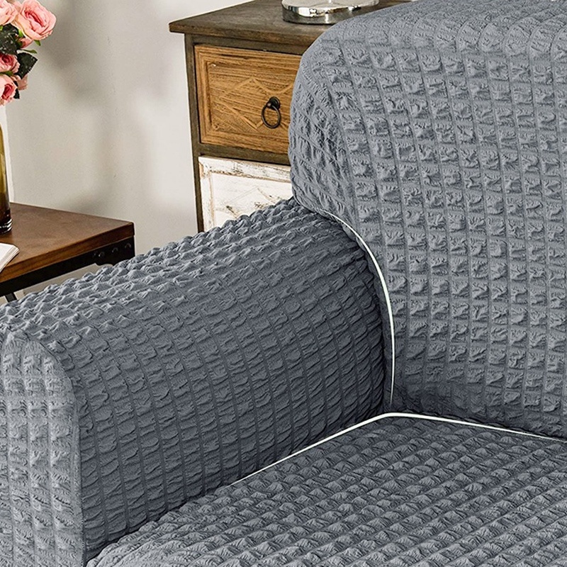 Bọc Ghế Sofa,1 / 2 / 3 / 4 Chỗ Ngồi,Vệ Đệm Ghế Sofa Vải Thun Mại Co Giãn, Màu Trơn Sang Trọng Tự Bọc Tại Nhà Sofa Decor