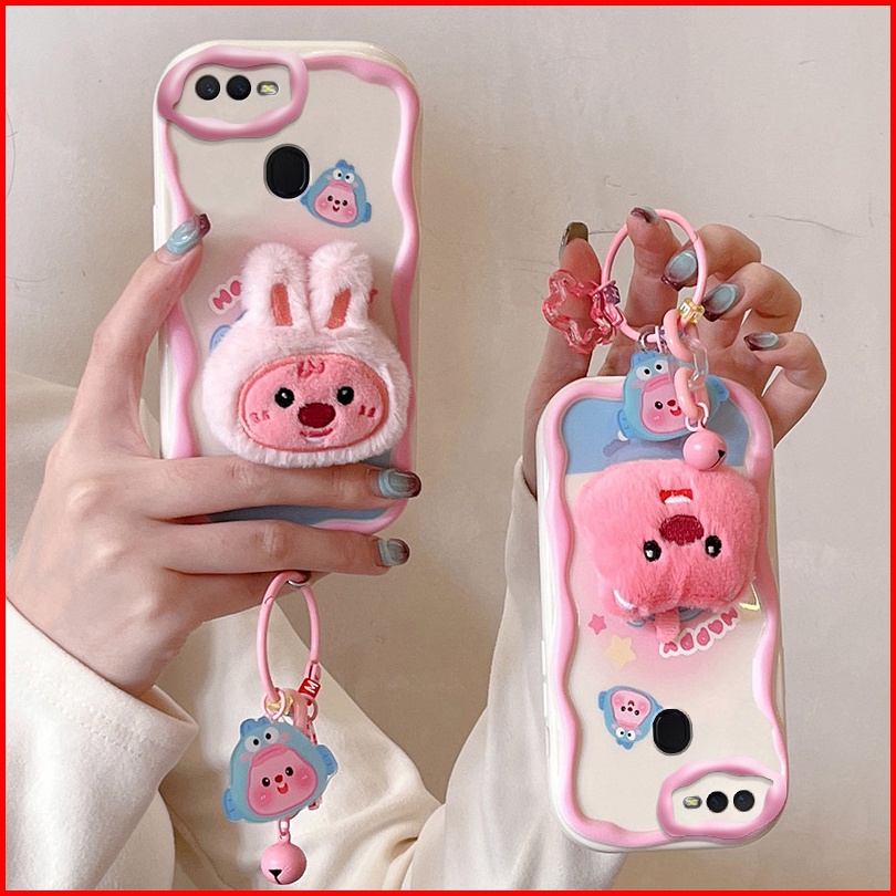 Ốp lưng Oppo F9 Ốp lưng Oppo A5S Ốp lưng Oppo A7 Ốp lưng Oppo A12 Ốp Điện Thoại Trang Trí Thú Nhồi Bông Dễ Thương Cho oppo a5s a7 a12 f9 a5s bbmr