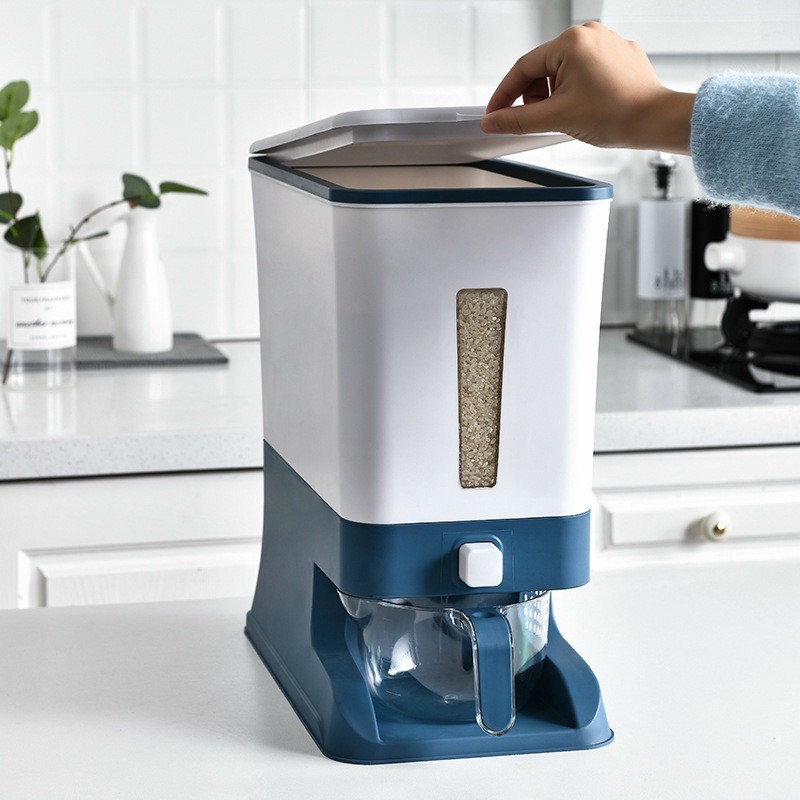 Thùng Đựng Gạo 10Kg Hokori nhựa Việt nhật cao cấp. [SHOP.MH]