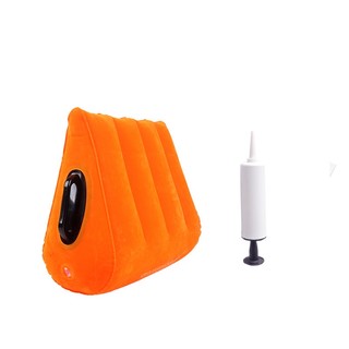 Ghế Đệm Hơi Tình Yêu Tây Cầm Có Tay + Bơm Tay Ghế Đệm Tình - Chính Hãng DOM1014