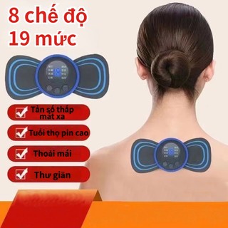 Miếng Dán massage EMS mini Đa Năng Cho Vai Cổ Eo Chân Và Cổ