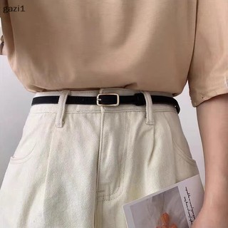 [gazi1] Thắt lưng da kiểu Pháp cổ điển dành cho nữ Thắt lưng Unisex Thắt lưng nữ Quần jean Thắt lưng nam Thắt lưng mỏng Boutique