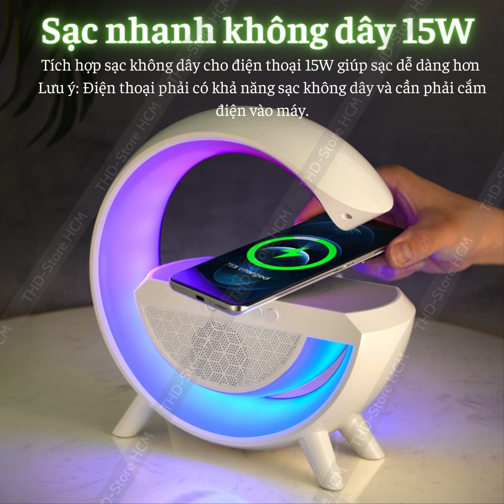 Loa Bluetooth G11 Không Dây Hỗ Trợ App Điều Chỉnh Led Kiêm Đèn Ngủ , Đồng Hồ Báo Thức Đa Năng