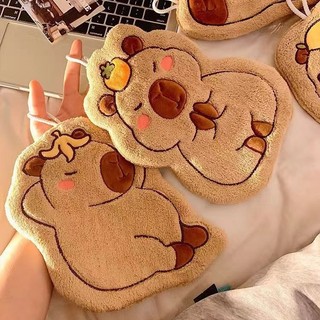 Phim hoạt hình mới khăn tay capybara treo khăn thấm phòng tắm dễ thương cho trẻ em