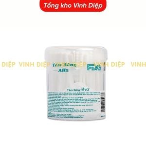 Tăm Bông Niva Hũ Xoay 200 Que Thân Nhựa AH2 Đa Năng Cho Người Lớn Ngoáy Tai, Vệ Sinh, Trang Điểm