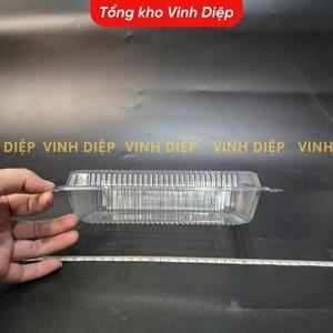 .Combo 100 hộp nhựa dùng 1 lần 0.7KG , hộp nhựa trong, hộp đựng bánh, hoa quả, đồ ăn