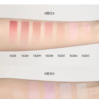 Joocyee Phấn Má Hồng Bắt Sáng Novo Tông Lì Trang Điểm Tự Nhiên Màu Sắc