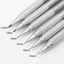 BORAGETE 6 Hộp Đựng Bút Chì Tự Động, Đen 0.3 / 0.5 / 0.7 / 0.9 / 1.3 / 2.0 / 3.0mm Chì Bút Chì Cơ Khí, Thay Thế Bút Chì Cơ Than Chì Có Thể Xóa Được
