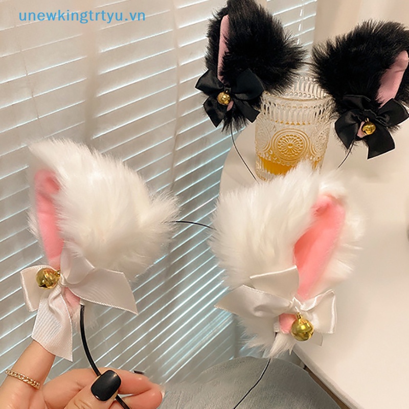Unewtyu Tai Gợi Cảm Cho Nữ Bé Gái Ren Nơ Vòng Cổ Sang Trọng Băng Đô Quấn Tóc Cosplay Hóa Trang Đảng Trang Phục Phụ Kiện Tóc VN