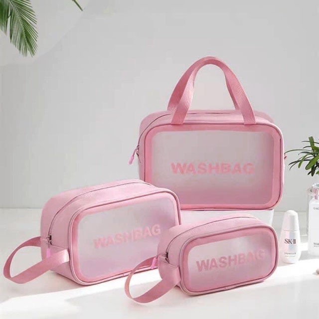 Sét 3 Túi Đựng Mỹ Phẩm WASHBAG Du Lịch Siêu Bền , TÚI WASHBAG