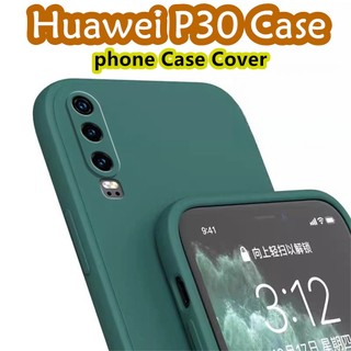 [Phong cách mới] Dành cho Ốp lưng Huawei P30 Silicon Full Case Chống vân tay Vỏ điện thoại màu trơn cổ điển