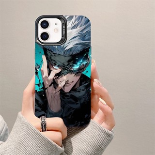 Ốp lưng Jujutsu Kaisen Satoru Gojo cho IPhone 16 15 14 13 12 11 15 Pro ProMax XS XR XSmax 13Mini Vỏ silicon siêu mát DCCY