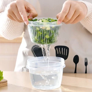 Hộp Đựng Hành Tỏi Gừng Để Tủ Lạnh Tròn Có Lỗ Thoát Nước Và Nắp Kín Tránh Mùi Tiện Lợi - SUNND