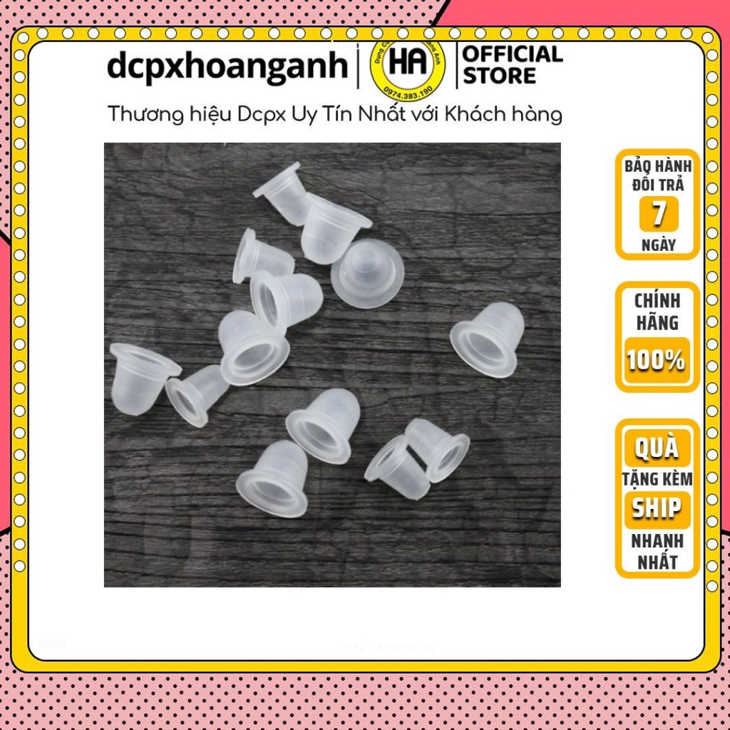 Chum nhựa đựng mực phun xăm (gói~100c) #dcpxhoanganh