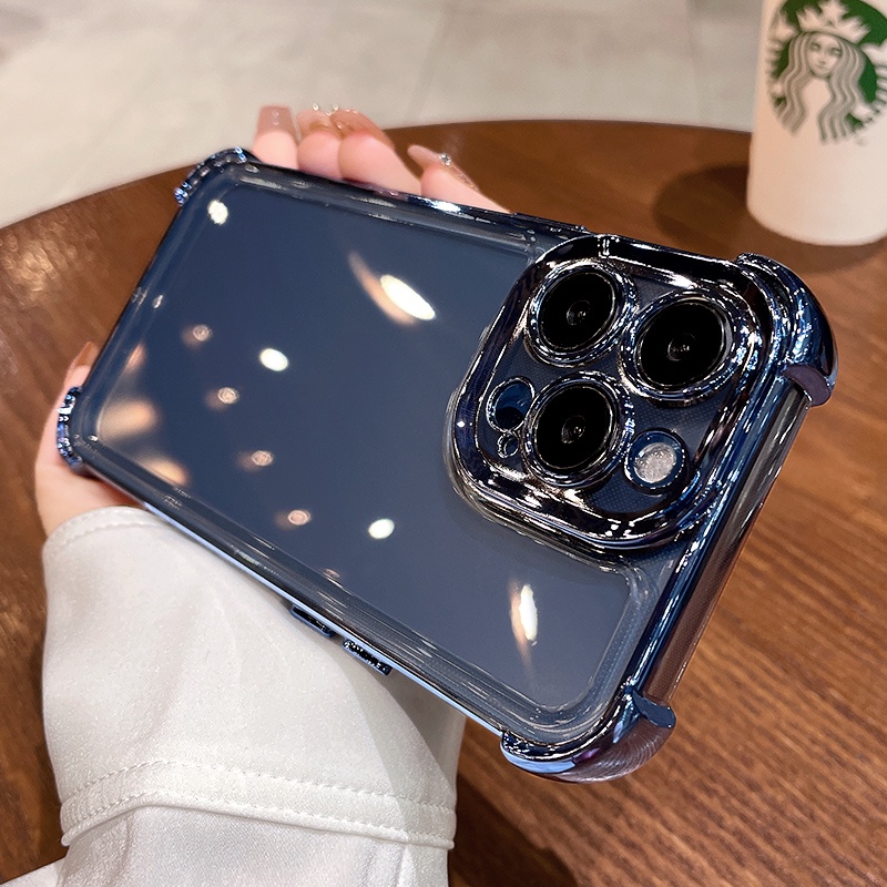 Chống Rơi Ốp Điện Thoại tpu Mềm Có Túi Khí Chống Sốc Cho iphone15 14 13 12 11 pro max 15