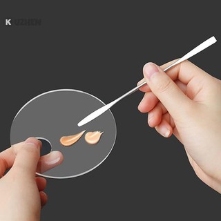 Kuzhen Bộ Bảng acrylic Trộn Kem Nền Phấn Mắt / Kem Nền Trang Điểm Nghệ Thuật Bằng Thép Không Gỉ
