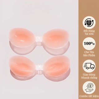 Miếng Dán Nâng Ngực  Bra Cài Trước Tạo Khe Chống Tụt Silicon Cao Cấp