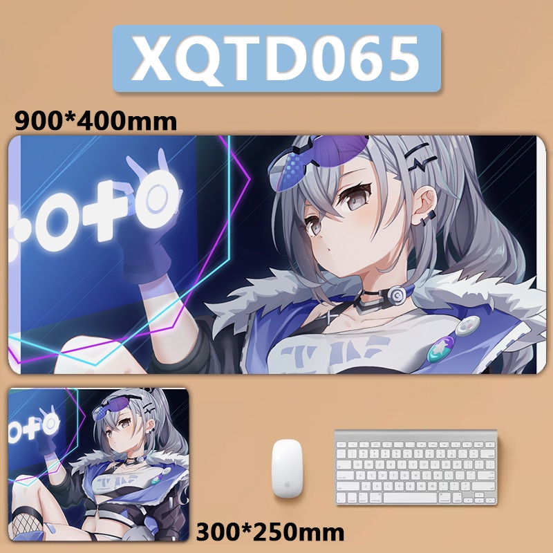 Honkai Star Rail Silver Wolf SilverWolf XXL Lớn Mousepad Bàn Phím Miếng Lót Chuột Miếng Lót