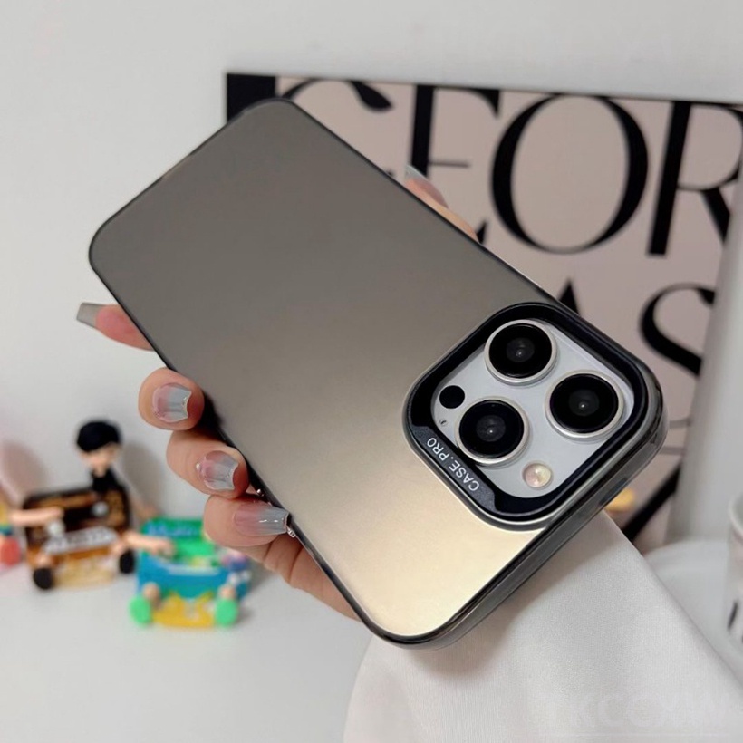 Sang Trọng Ốp Điện Thoại Silicon Chống Sốc Cạnh Vuông Màu Kẹo Cho iphone 13 pro max 12 pro max