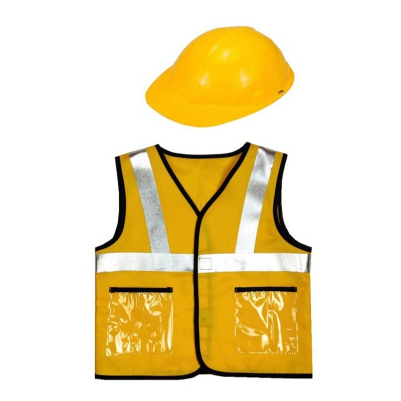 Dasbsug Xây Dựng Công Nhân Trang Phục Kid Builder Trang Phục Nghề Nghiệp Thắt Lưng Áo Nón Trang Phục Quần Áo Cho Halloween Sinh Nhật Par
