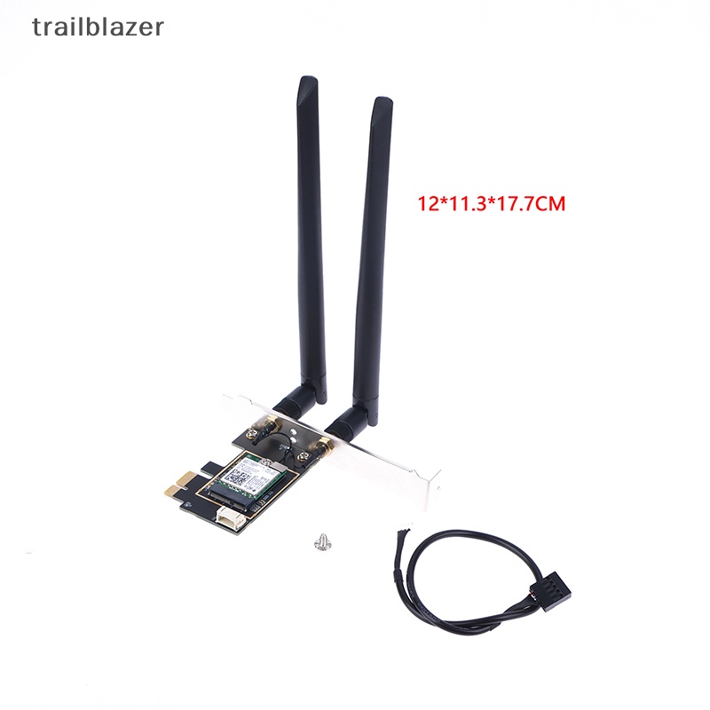Thẻ wifi không dây băng tần kép 2.4g / 5g 7260ac Dành cho máy tính / máy tính để bàn 1200mbps 4.0 Mới