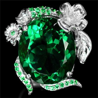 ❤ Bán Hàng Chính Hãng Kẻ Sọc Ngọc Lục Bảo Hình Trứng Đá Quý Rùa Nhẫn Nữ Sáng Tạo Phượng Hoàng Trang Sức