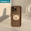 ibumpers Ốp Điện Thoại Iphone Cute Gấu Gâu 3D Ốp Lưng Dày Dặn Silicon Mềm Chống Bẩn Chống Sốc Cho iphone15 14 13 pro max 12 11 xs xr 7 8plus